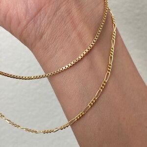 New Vanessa Mooney double chain two chain dainty necklace double chain layering